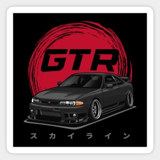 Skyline GTR R33 (Black) Magnet